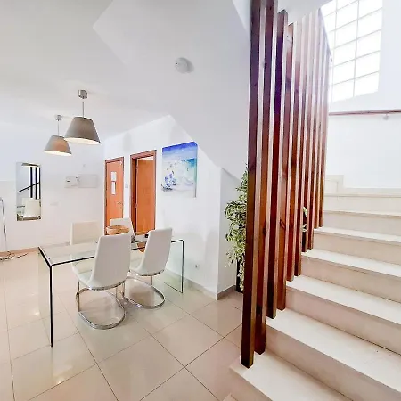 Ferienhaus Casa Pedro - Duplex With Jacuzzi, Pool, Ac And Sea Views